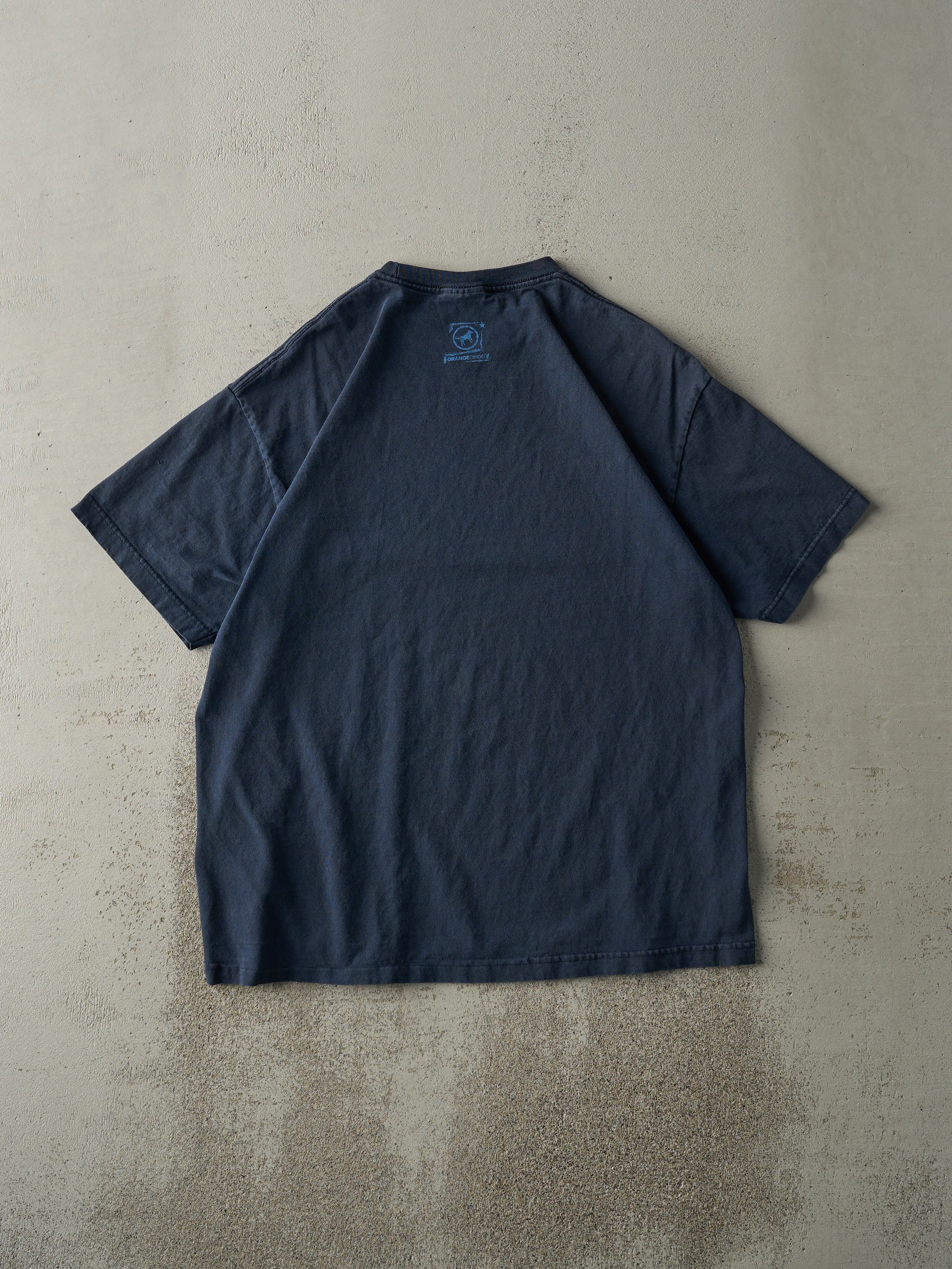 Vintage Y2K Navy Blue "I'm Not Aging. I'm Increasing In Value" Slogan Tee (M) sold by Rebalance Vintage product image thumbnail 2