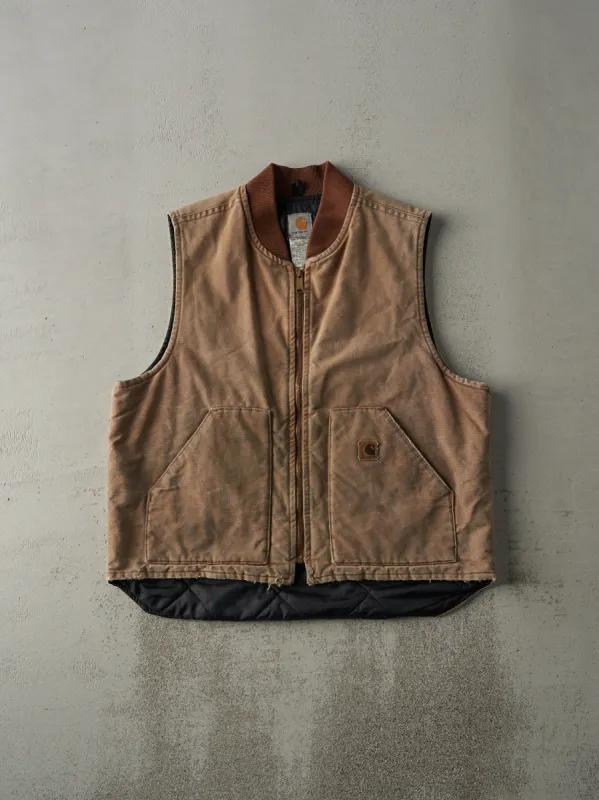 Vintage 90s Washed Brown Carhartt Vest (M/L) sold by Rebalance Vintage