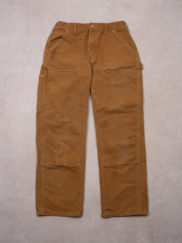Vintage 90s Camel Carhartt Double Knee Loose Original Fit Cargo Pants (30 x  30) sold by Rebalance Vintage