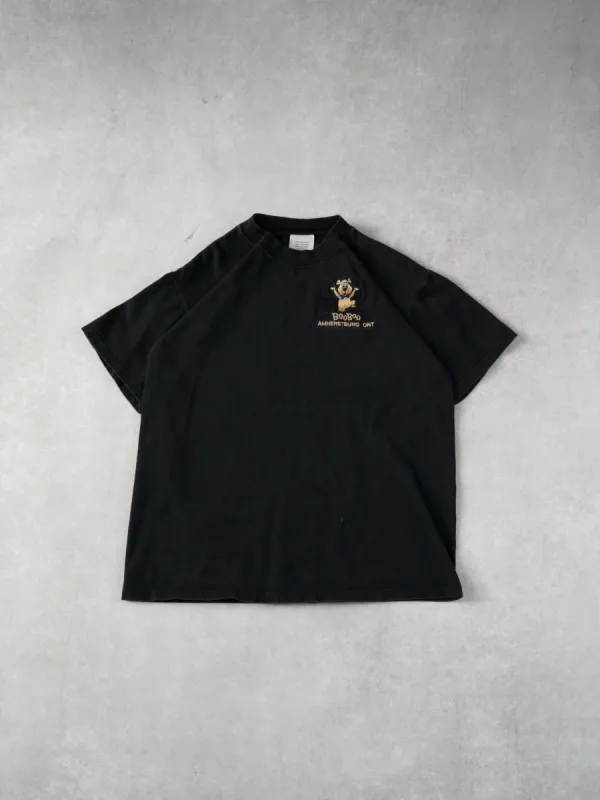 Vintage 90s Black Booboo Yogi Bear Single Stitch Tee (M) sold by Rebalance Vintage