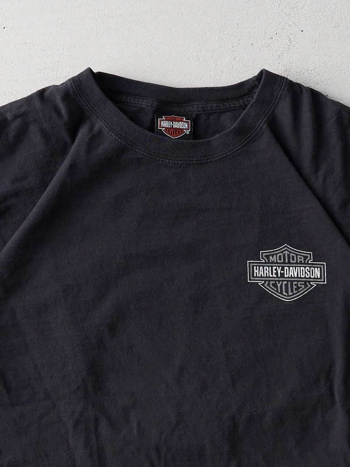 Vintage Black Harley Davidson New York Tee (L) sold by Rebalance Vintage product image thumbnail 3