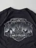 Vintage Black Harley Davidson New York Tee (L) sold by Rebalance Vintage