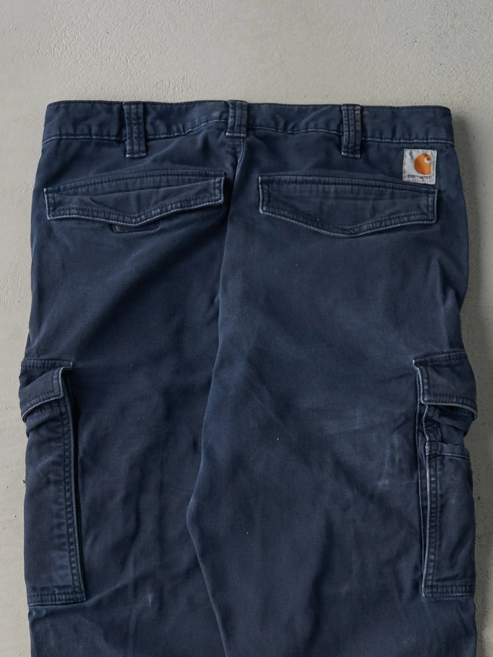 Vintage Y2K Navy Relaxed Fit Carhartt Cargo Work Pants (32x31.5) sold by Rebalance Vintage product image thumbnail 4