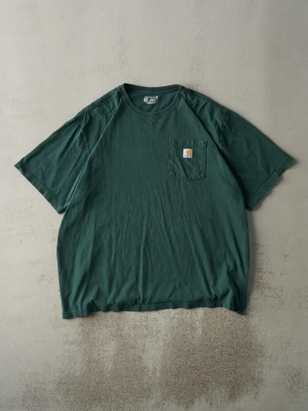 Vintage Y2K Green Carhartt Pocket Tee (XXL/XXXL) sold by Rebalance Vintage