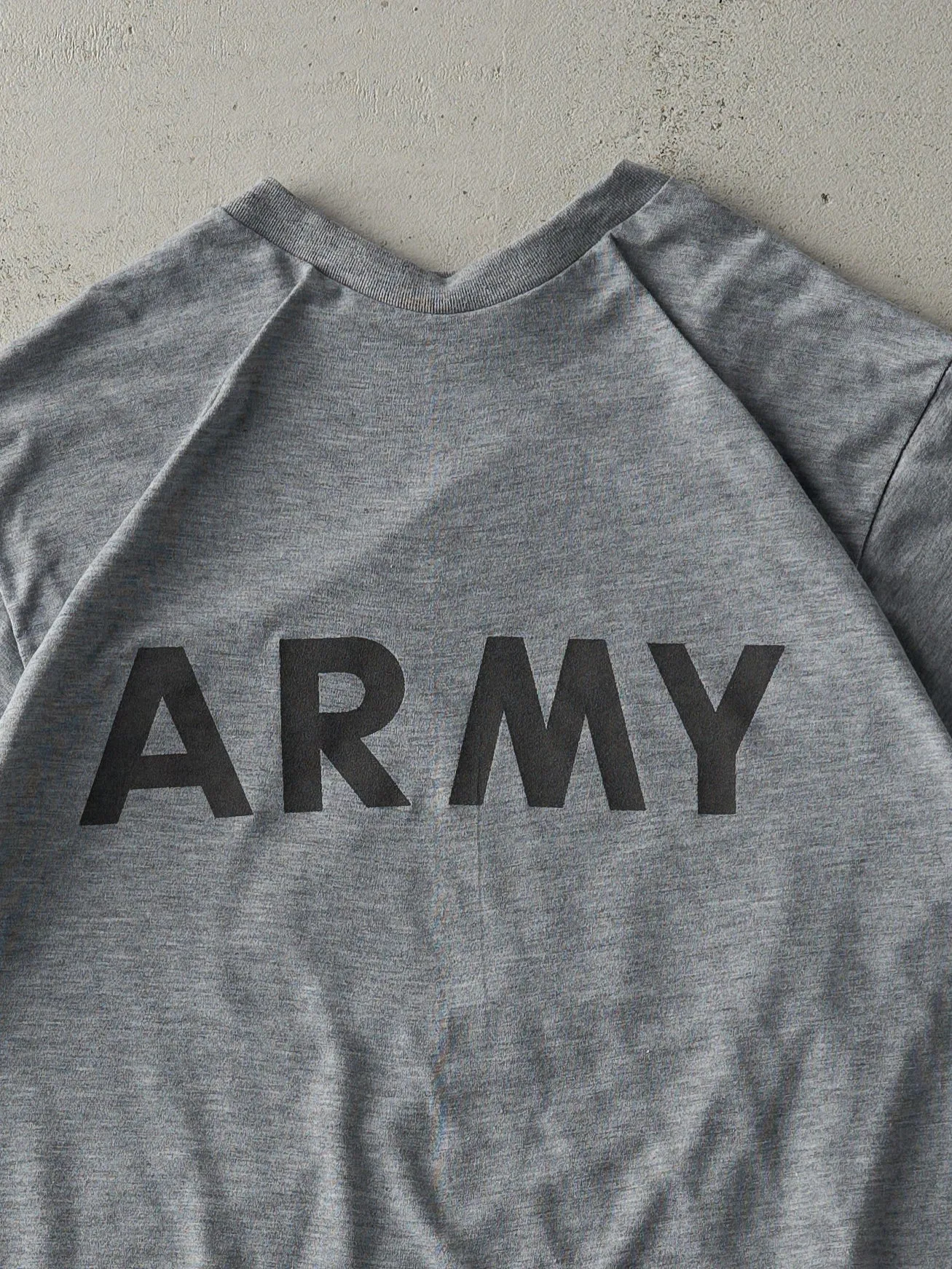 Vintage Y2K Grey US Army Tee (M) sold by Rebalance Vintage product image thumbnail 3