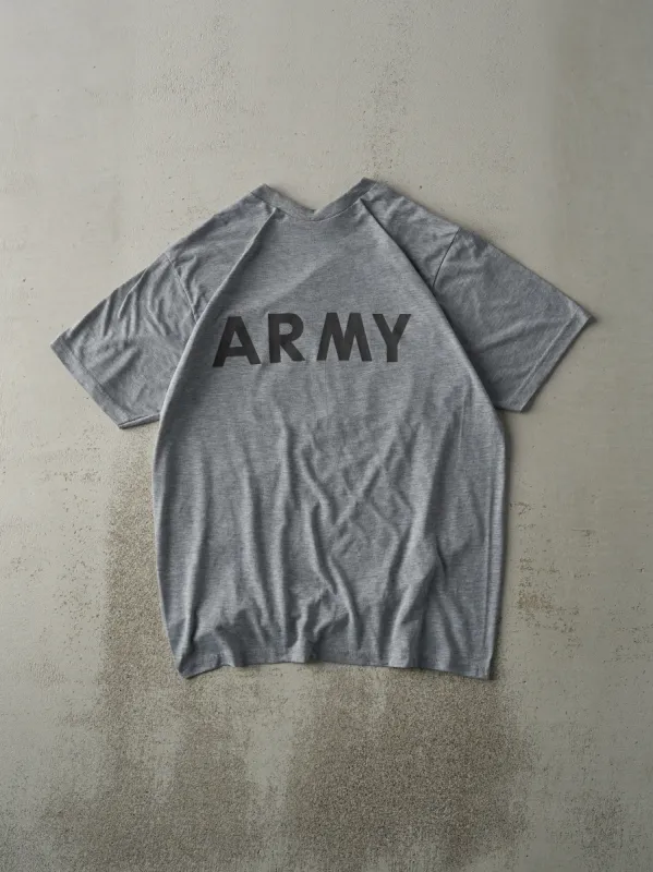 Vintage Y2K Grey US Army Tee (M) sold by Rebalance Vintage