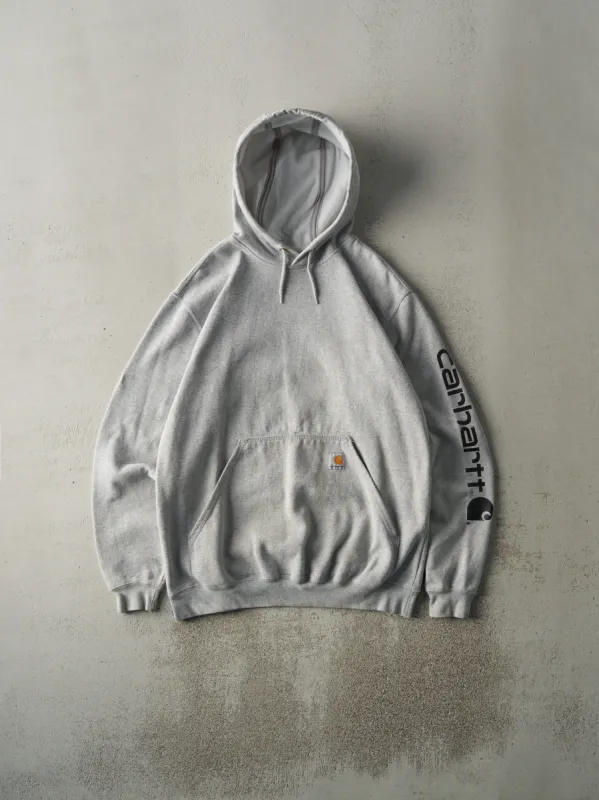 Vintage Y2K Grey Carhartt Hoodie (M/L) sold by Rebalance Vintage