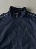 Vintage 90s Navy Blue Nike Zip Up Windbreaker Jacket (L) sold by Rebalance Vintage
