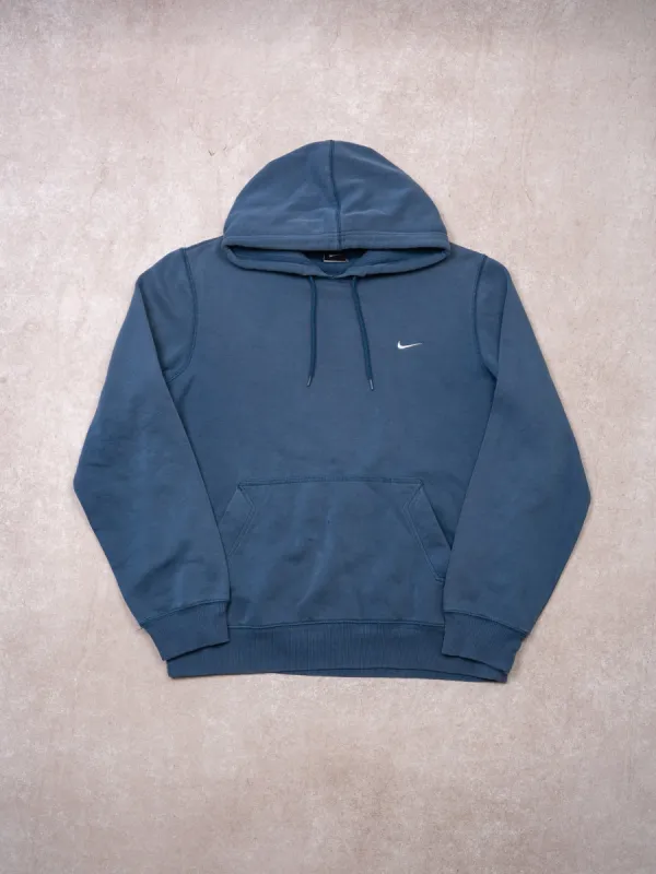 Vintage Y2K Light Blue Nike Check Hoodie (M/L) sold by Rebalance Vintage