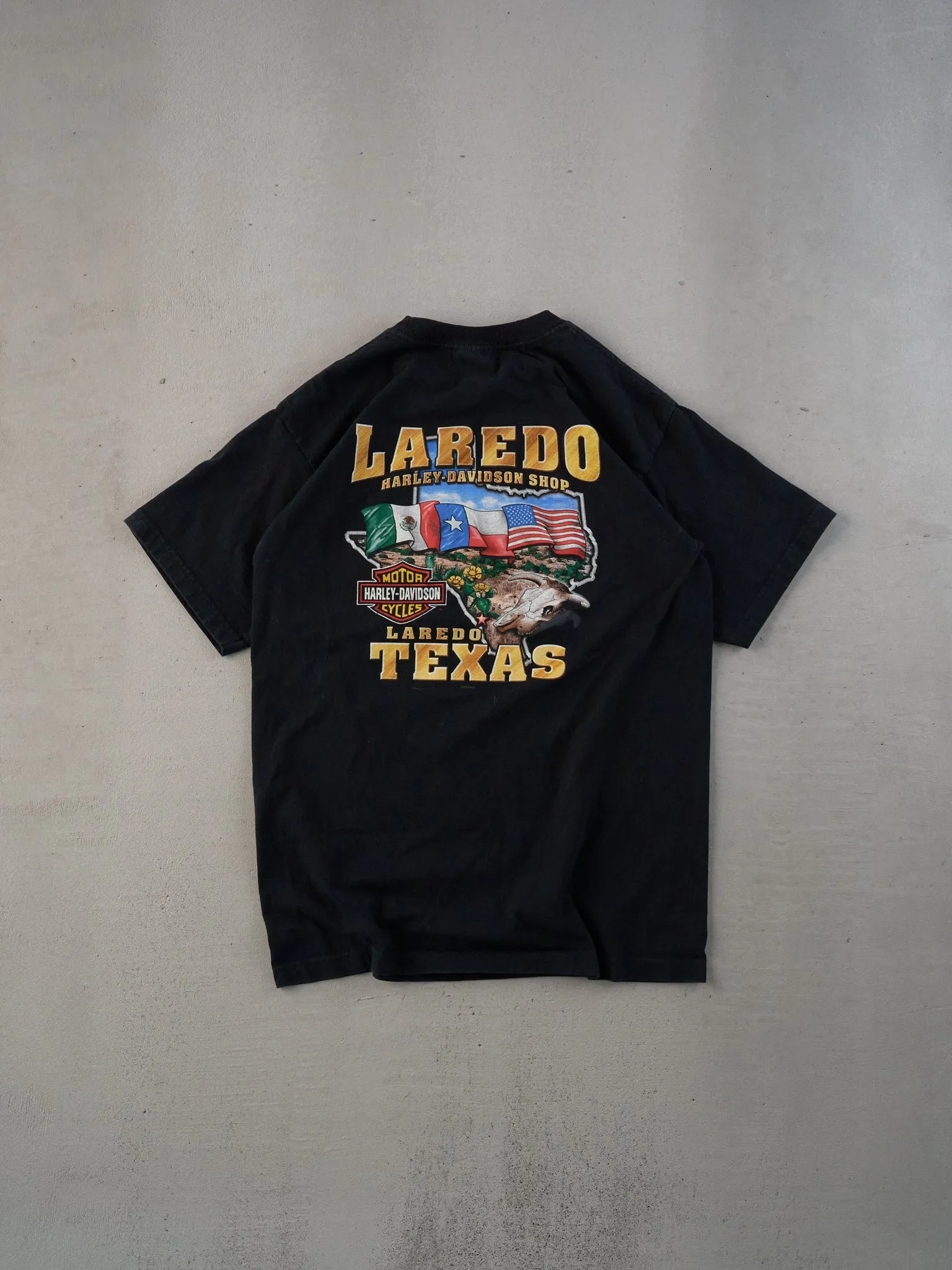 Vintage 03' Black Harley Davidson Texas Graphic Tee (L) sold by Rebalance Vintage product image thumbnail 2