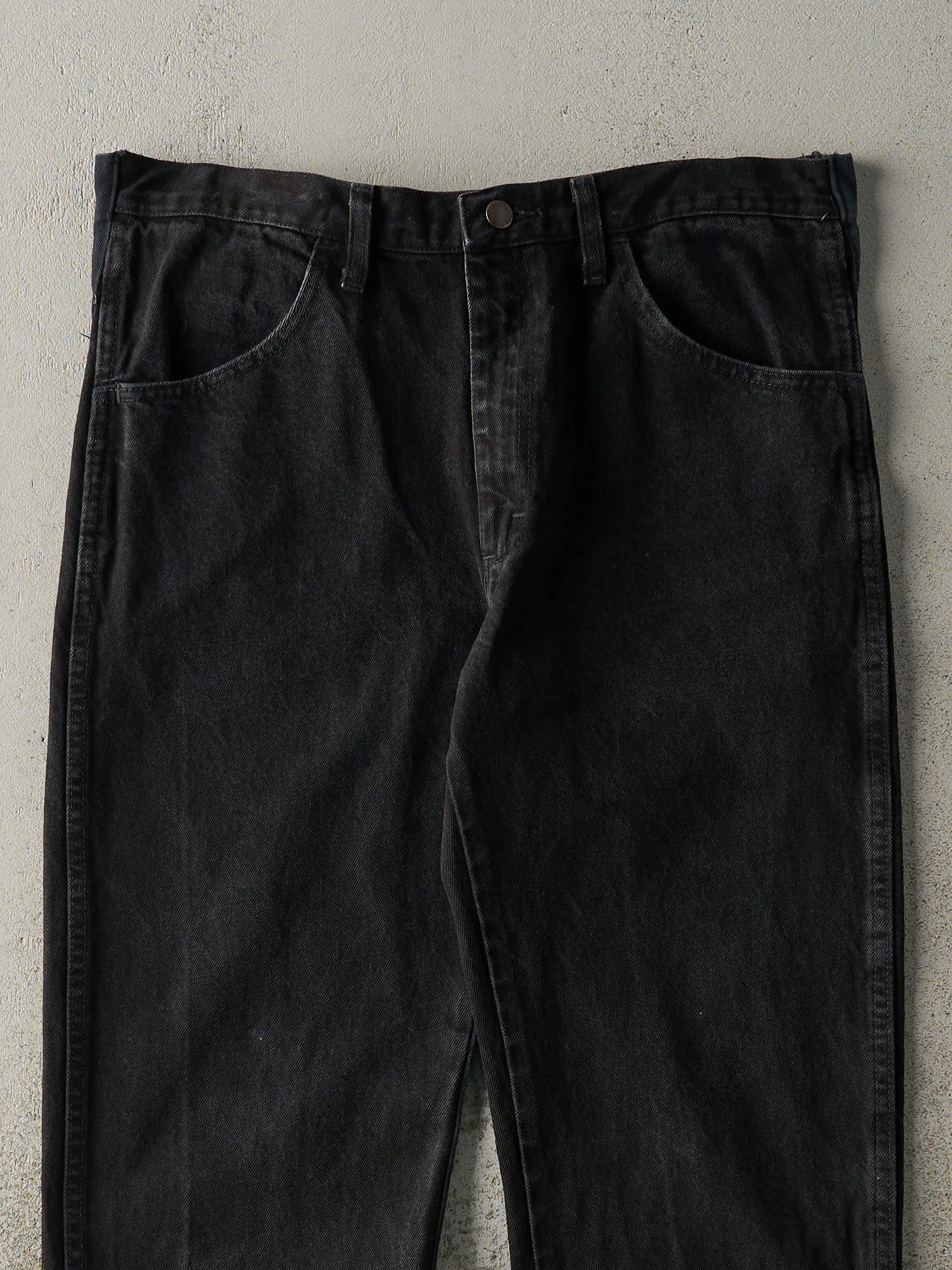 Vintage Y2K Black Rustler Denim Pants (34x30) sold by Rebalance Vintage product image thumbnail 3