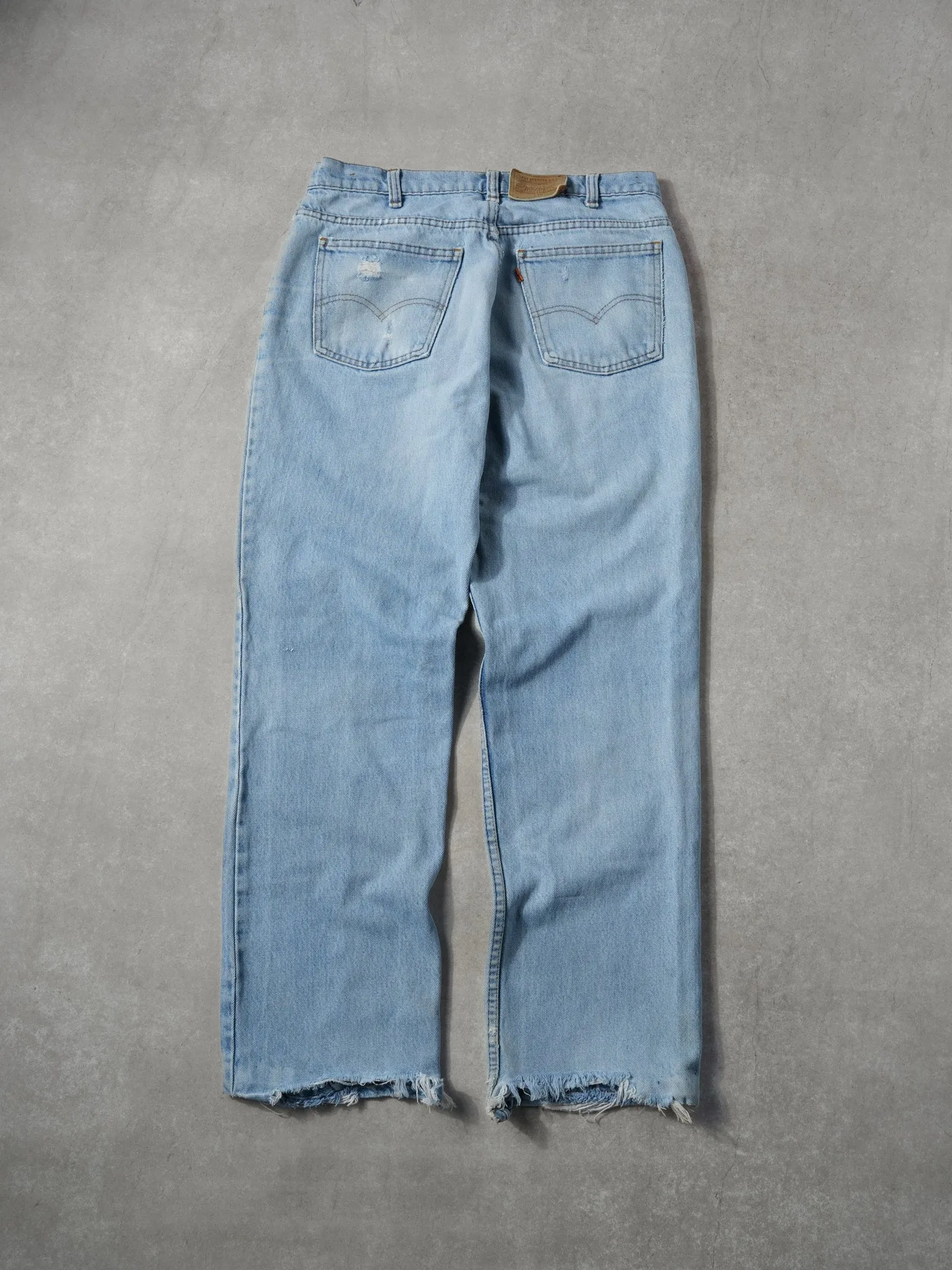 Vintage 70s Light Washed Blue Levi's 619 Denim Jeans (32x28) sold by Rebalance Vintage product image thumbnail 2