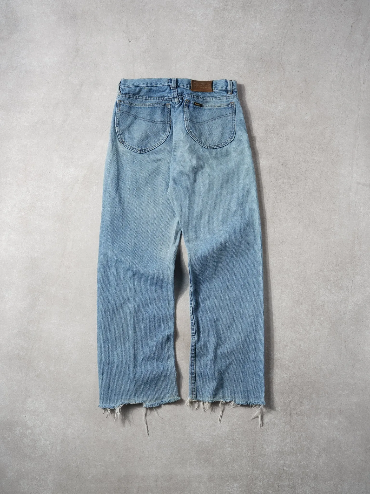 Vintage 90s Light Washed Blue Lee Denim Jeans (28x28) sold by Rebalance Vintage product image thumbnail 2