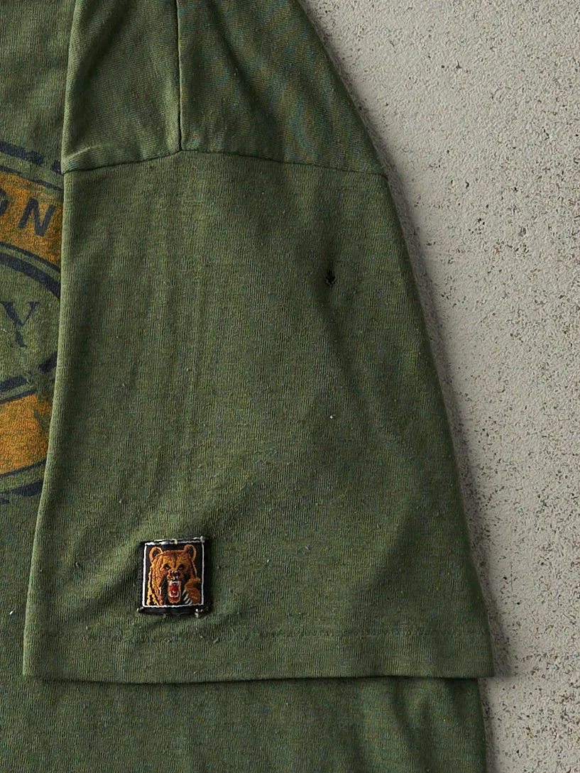 Vintage 90s Green Tradition Kodiak Grizzly Single Stitch Tee (M) sold by Rebalance Vintage product image thumbnail 3