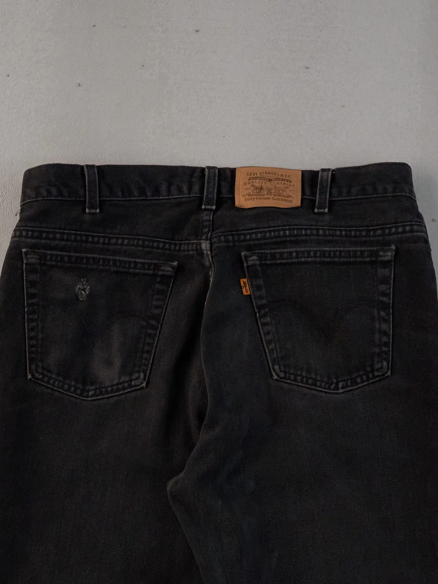 Vintage 70s Black Levi's 506 Denim Jeans (34x29) sold by Rebalance Vintage product image thumbnail 4