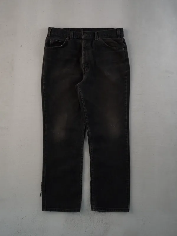 Vintage 70s Black Levi's 506 Denim Jeans (34x29) sold by Rebalance Vintage