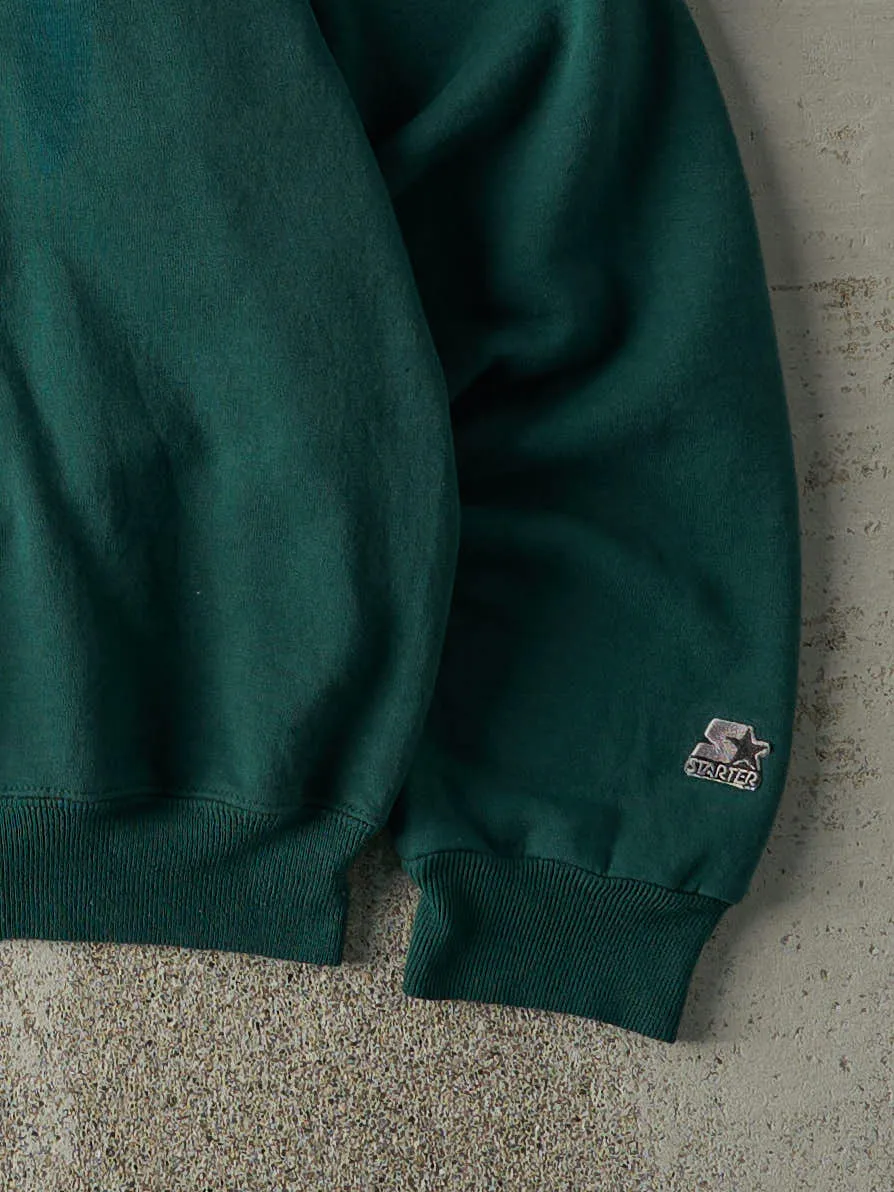 Vintage Y2K Forest Green Starter Blank Crewneck (L) sold by Rebalance Vintage product image thumbnail 3