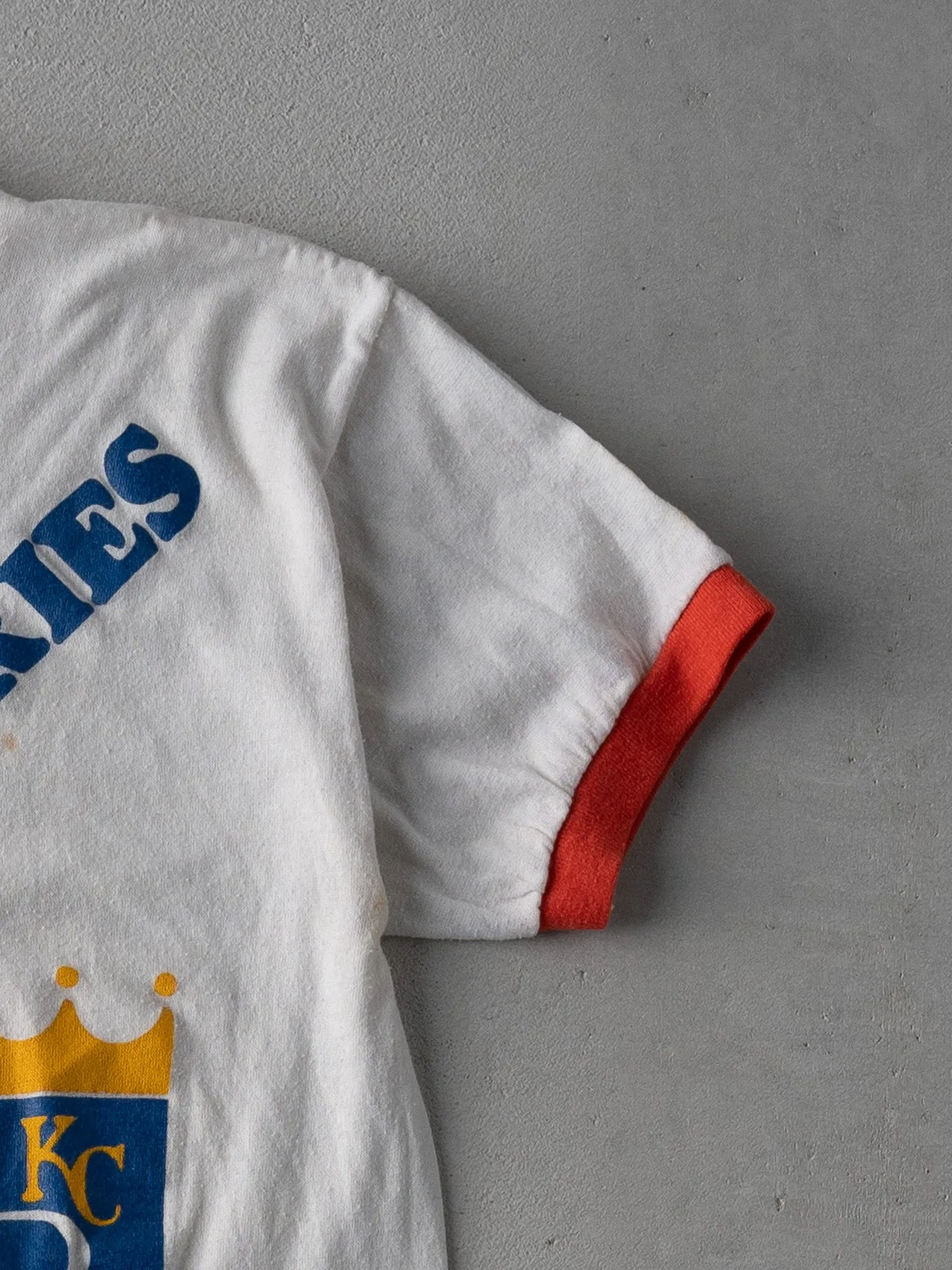 Vintage 80s Rare World Series Kanas vs Phillie Ringer Tee (XS) sold by Rebalance Vintage product image thumbnail 2