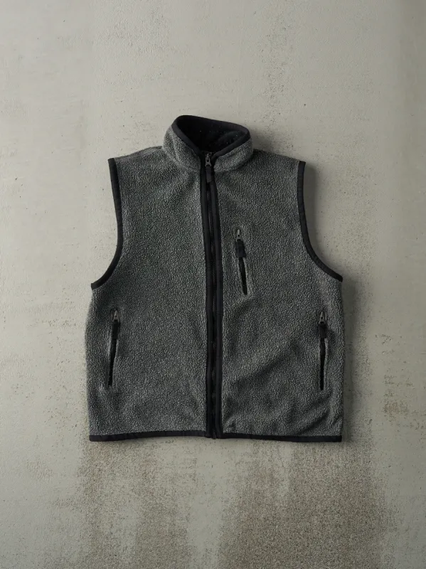 Vintage Y2K Grey Gap Deep Pile Fleece Vest (M) sold by Rebalance Vintage