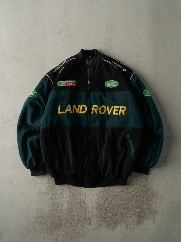 Vintage 80s Green & Black Land Rover Racing Jacket (XL) sold by Rebalance Vintage