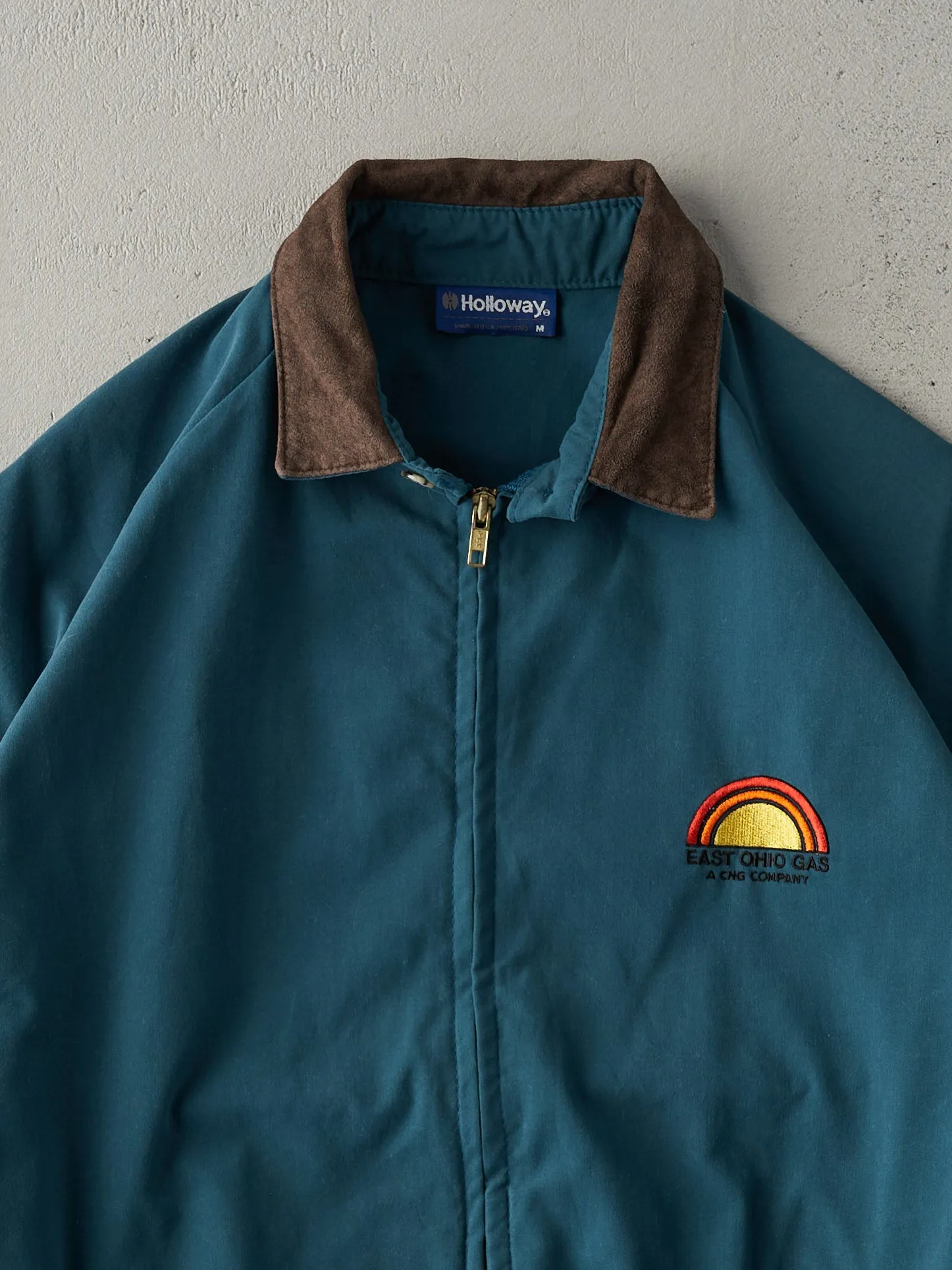 Vintage 80s Green East Ohio Gas Work Jacket (M) sold by Rebalance Vintage product image thumbnail 2