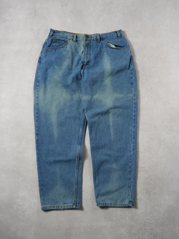 Vintage 70s Blue Levis Denim Jeans (32x29) sold by Rebalance Vintage
