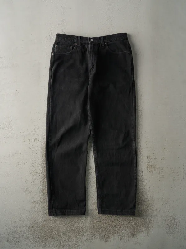 Vintage 90s Black Levi's 550 Denim Pants (33.5x30) sold by Rebalance Vintage