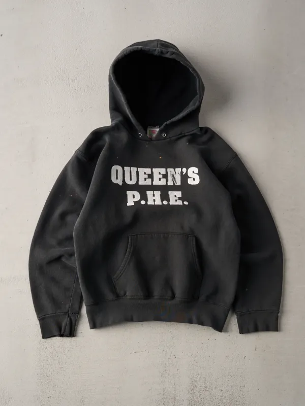 Vintage 90s Faded Black Queens PHE Hoodie (M) sold by Rebalance Vintage