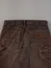 Vintage 90s Brown Carhartt Dungeree Carpenter Pants (32x28) sold by Rebalance Vintage