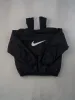 Vintage Y2k Black Nike Hooded Windbreaker Jacket (L/XL) sold by Rebalance Vintage