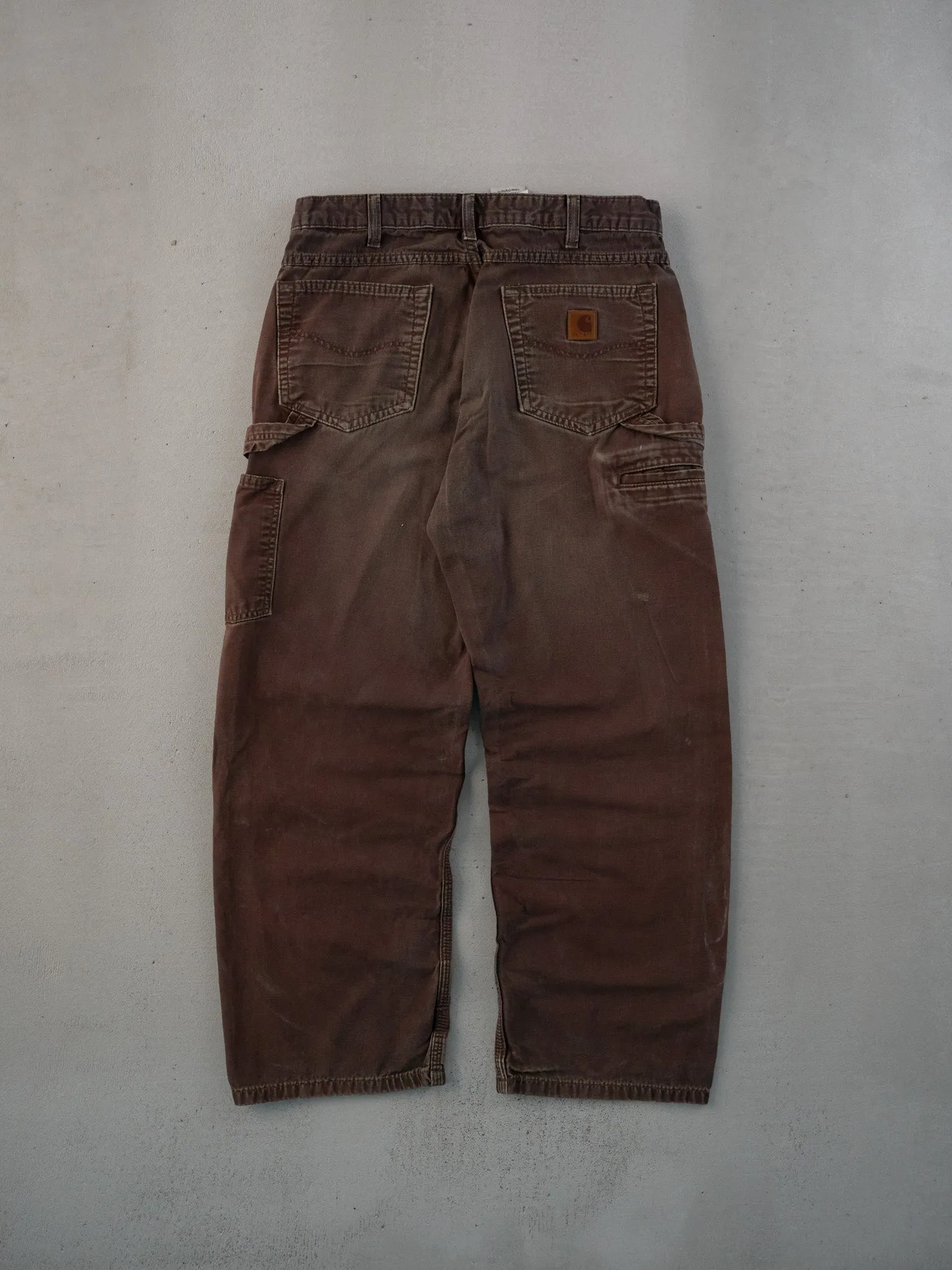 Vintage 90s Brown Carhartt Dungeree Carpenter Pants (32x28) sold by Rebalance Vintage product image thumbnail 2