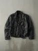 Vintage 80s Black Wilsons Leather Biker Jacket (S) sold by Rebalance Vintage