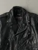 Vintage 80s Black Wilsons Leather Biker Jacket (S) sold by Rebalance Vintage