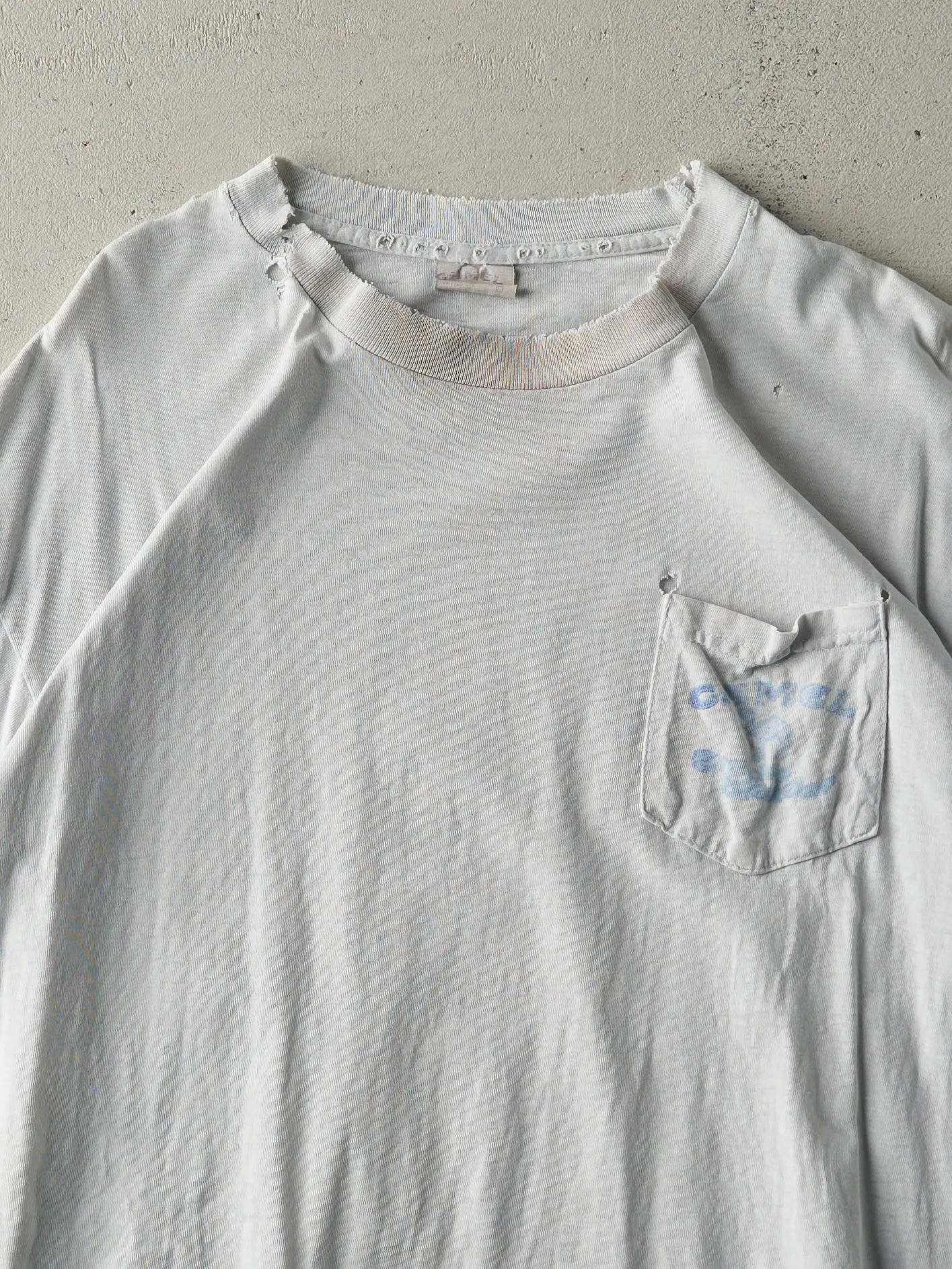 Vintage 80s Faded White Camel Big Vegas Groove Blender Pocket Tee (M/L) sold by Rebalance Vintage product image thumbnail 3
