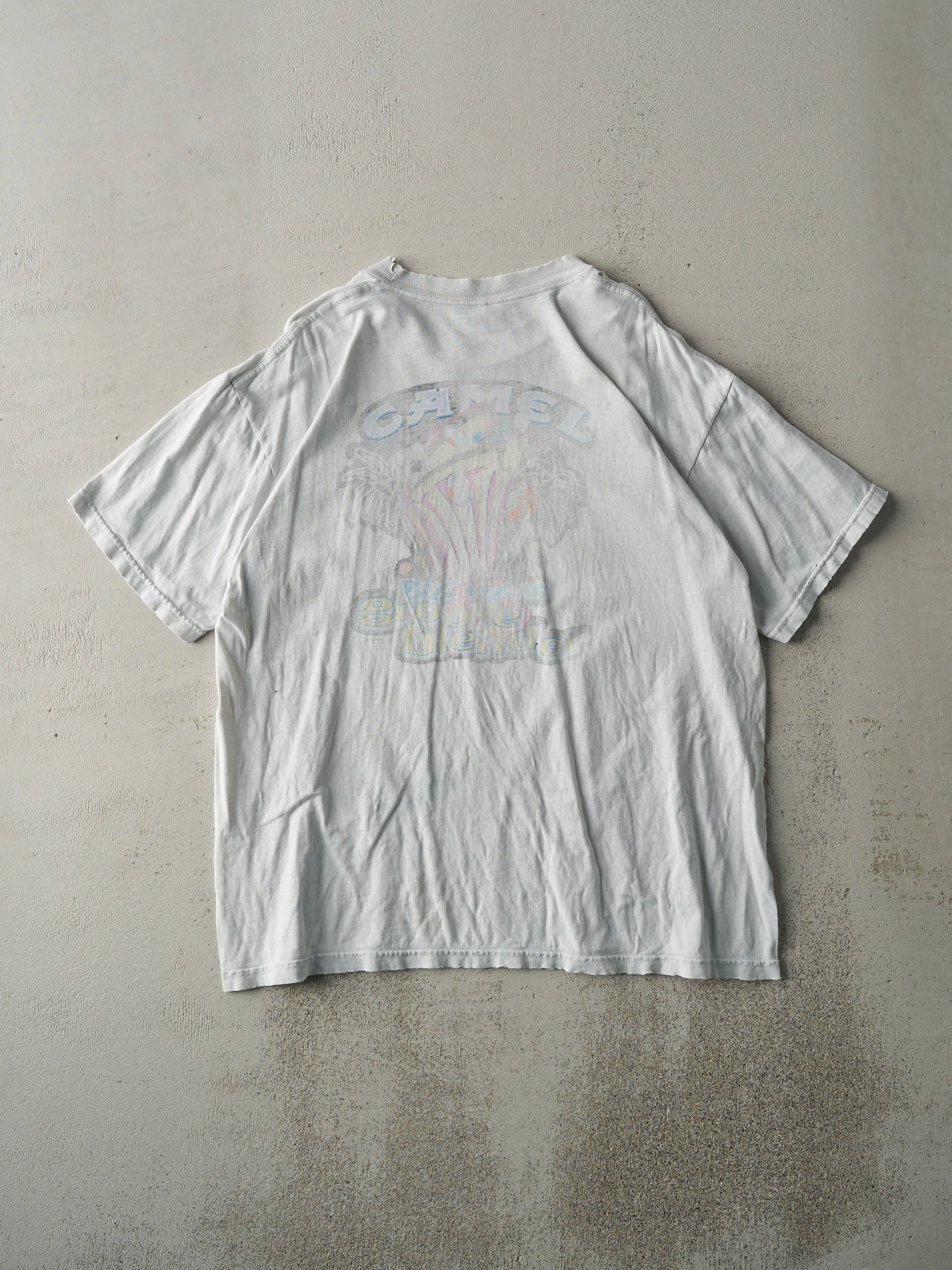 Vintage 80s Faded White Camel Big Vegas Groove Blender Pocket Tee (M/L) sold by Rebalance Vintage product image thumbnail 2