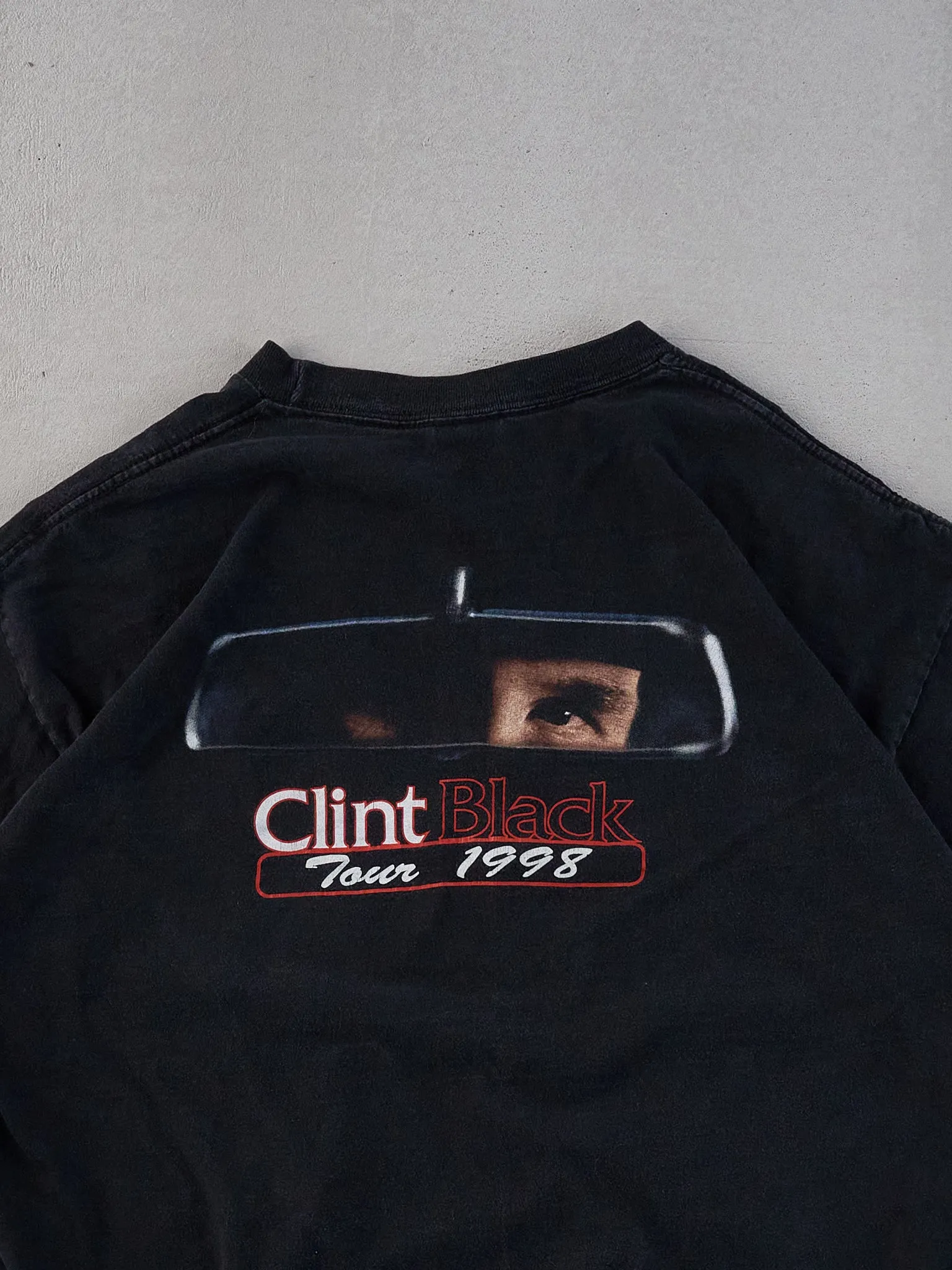 Vintage 98' Black Clint Black Graphic Tee (L) sold by Rebalance Vintage product image thumbnail 3