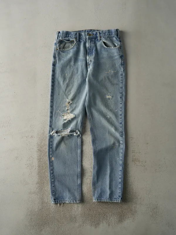 Vintage 90s Light Wash Carhartt Jeans (33x34) sold by Rebalance Vintage
