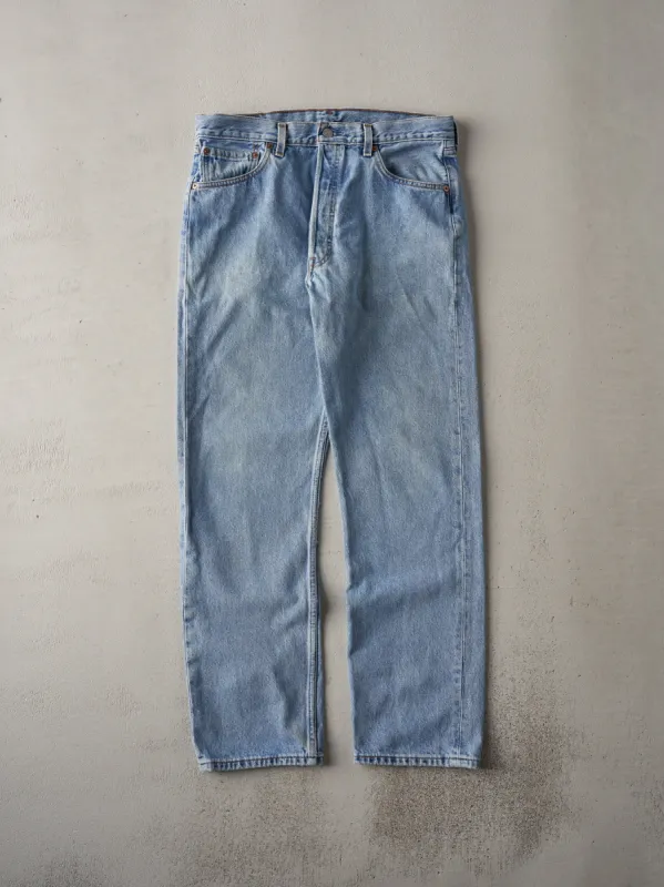 Vintage 80s Light Wash Levi's 501 Jeans (33x29) sold by Rebalance Vintage