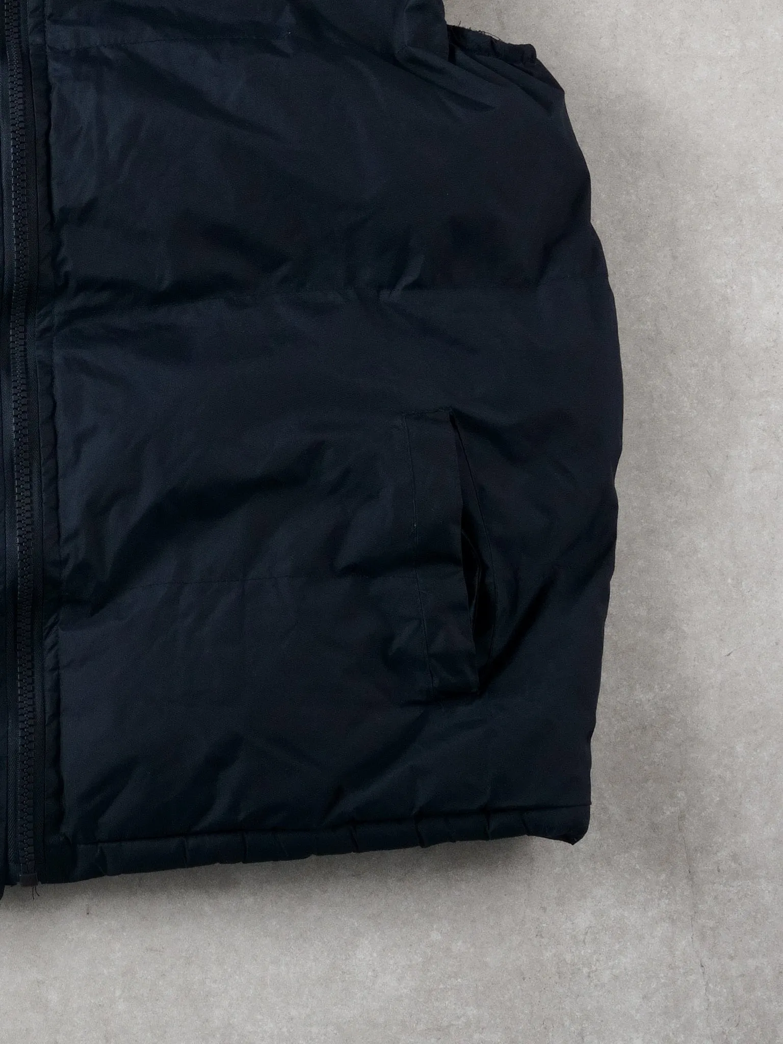Vintage 90s Navy Blue Northface Puffer Vest (L) sold by Rebalance Vintage product image thumbnail 3