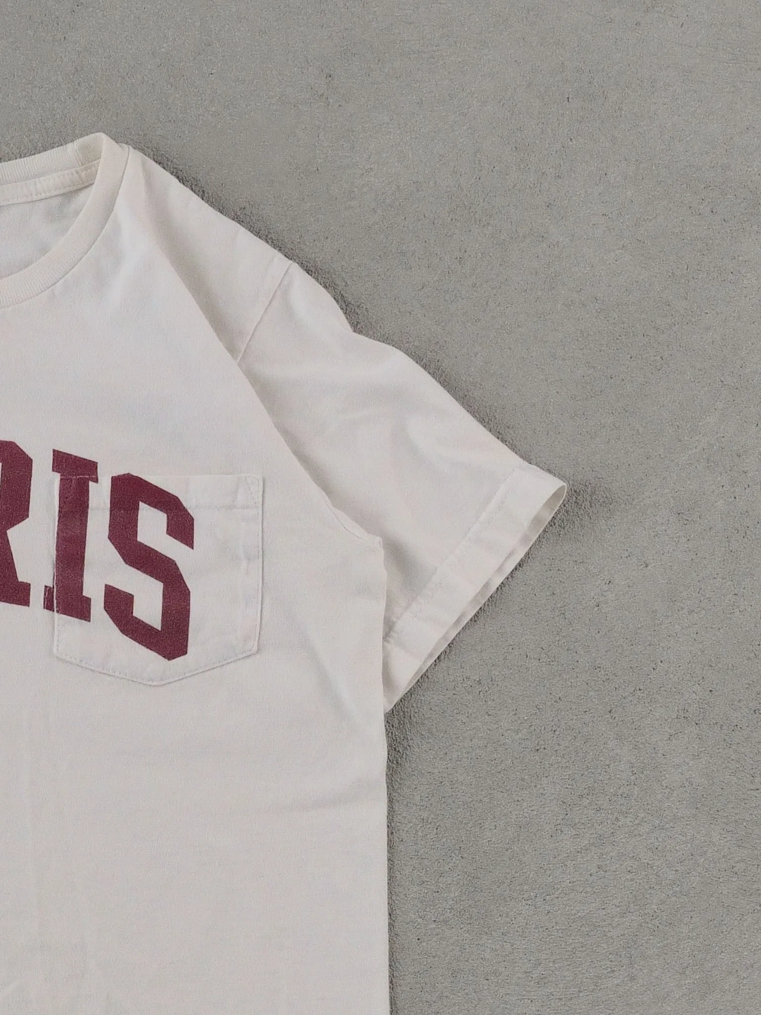 2000s White Stussy Paris Tee (S) sold by Rebalance Vintage product image thumbnail 3