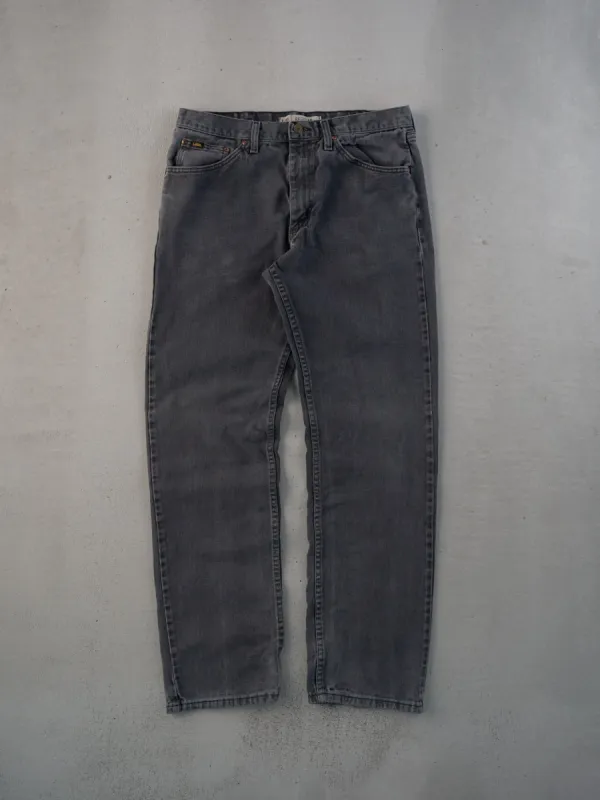 Vintage 90s Washed Grey Lee Denim Jeans (33x33) sold by Rebalance Vintage