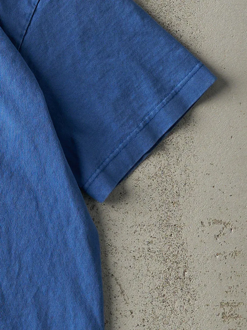 Vintage 90s Royal Blue Adidas Logo Tee (S) sold by Rebalance Vintage product image thumbnail 3