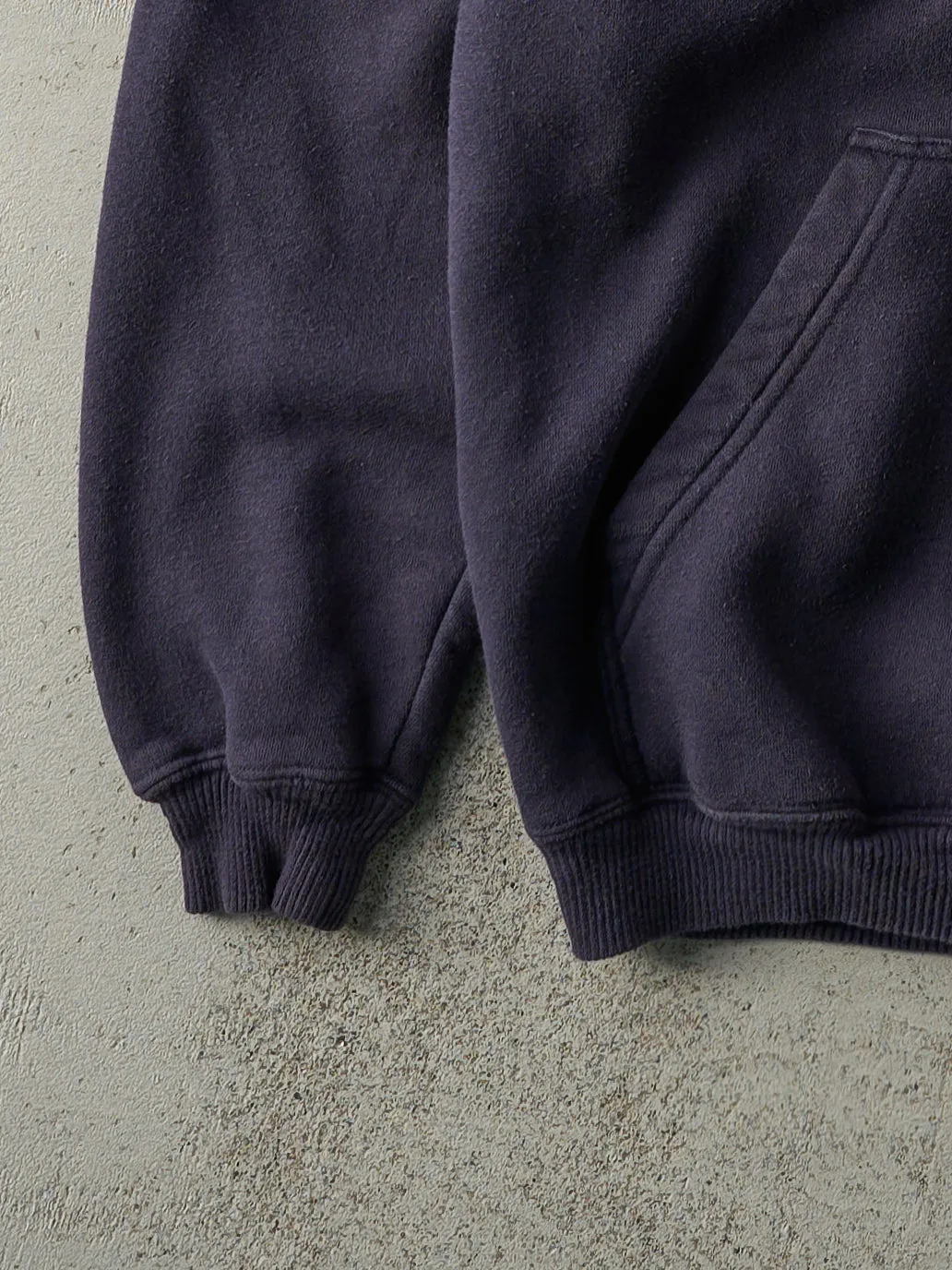 Vintage 90s Navy Blue Embroidered San Francisco Hoodie (M) sold by Rebalance Vintage product image thumbnail 3