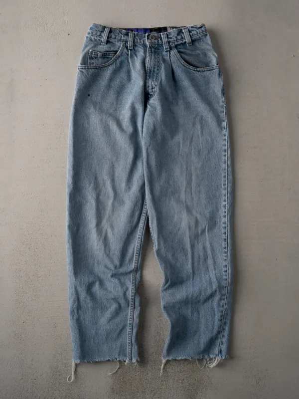 Vintage 90s Light Blue Levi Silvertab Baggy Denim Jeans (28 x 29) sold by Rebalance Vintage