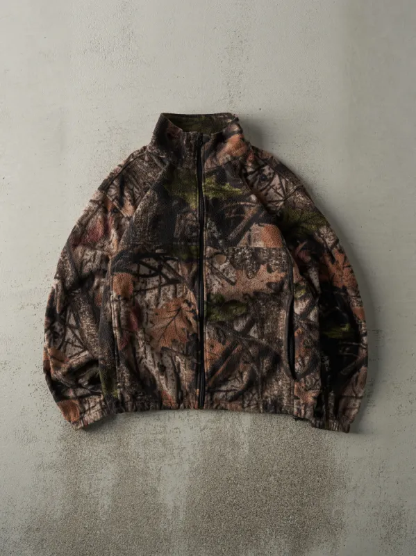Vintage Y2K Wood'n Trail Camo Zip Up Fleece (M/L) sold by Rebalance Vintage