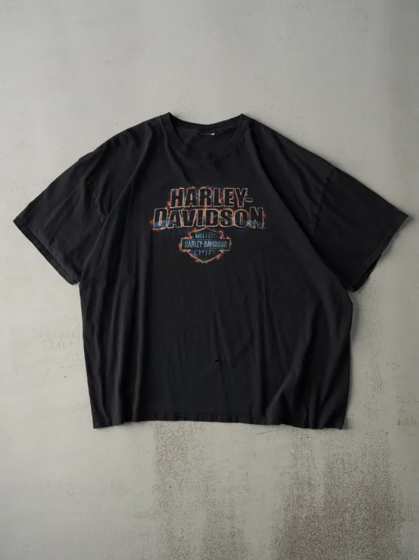 13' Black Rogers Arkansas Harley Davidson Boxy Tee (XXL) sold by Rebalance Vintage