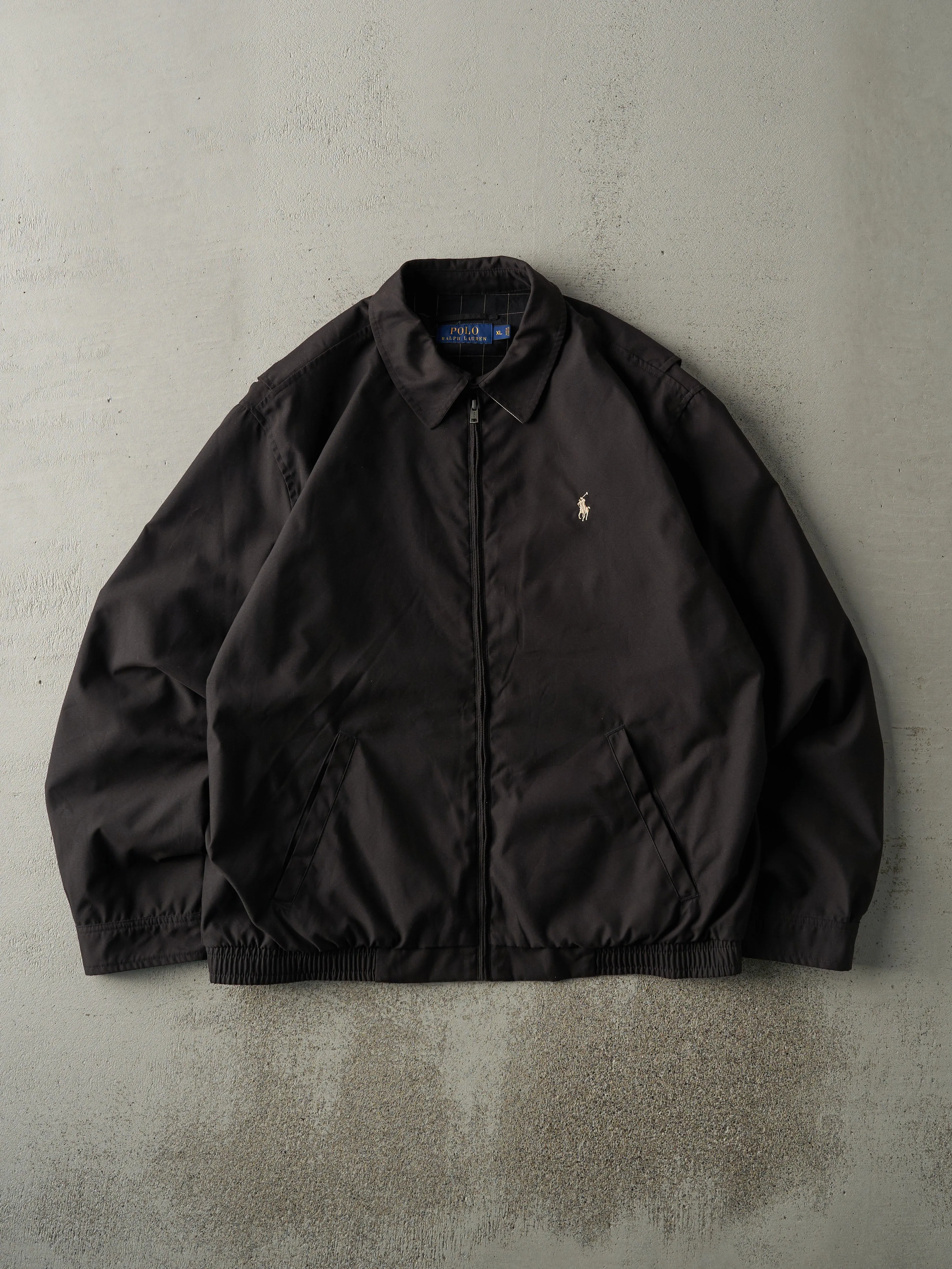 Vintage Y2K Black Polo Ralph Lauren Lightweight Jacket (L) sold by Rebalance Vintage