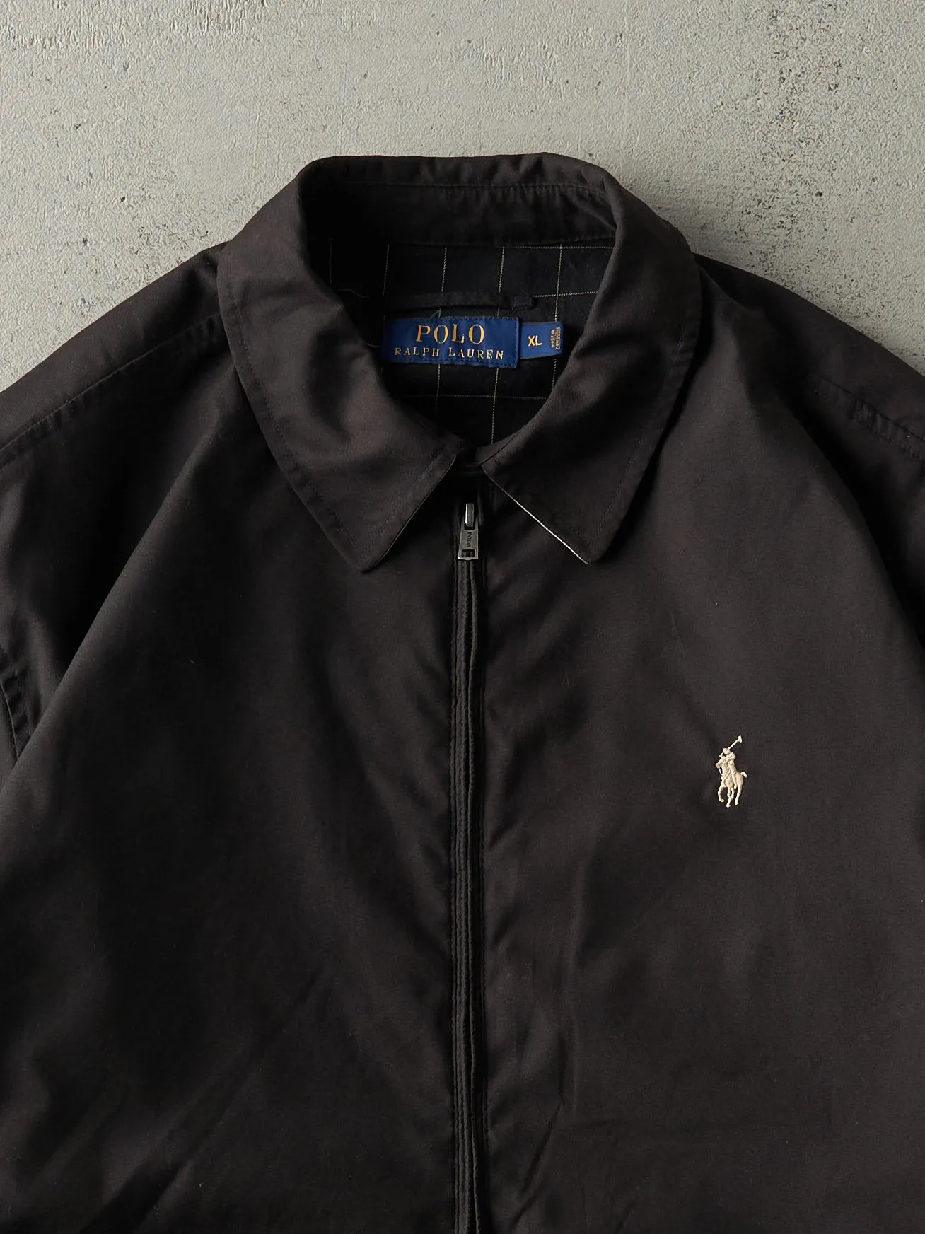 Vintage Y2K Black Polo Ralph Lauren Lightweight Jacket (L) sold by Rebalance Vintage product image thumbnail 4