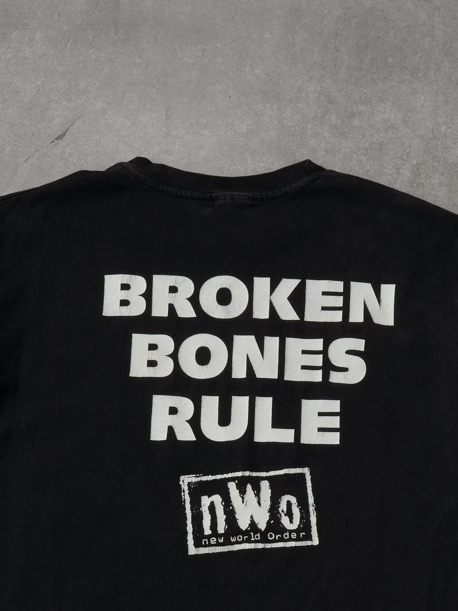 Vintage 98' Black New World Order Graphic Tee (M/L) sold by Rebalance Vintage product image thumbnail 4