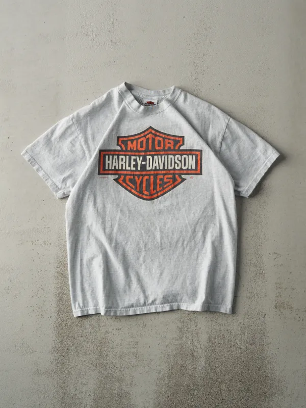 Vintage 05' Heather Grey Terre Haute Indiana Harley Davidson Tee (S) sold by Rebalance Vintage